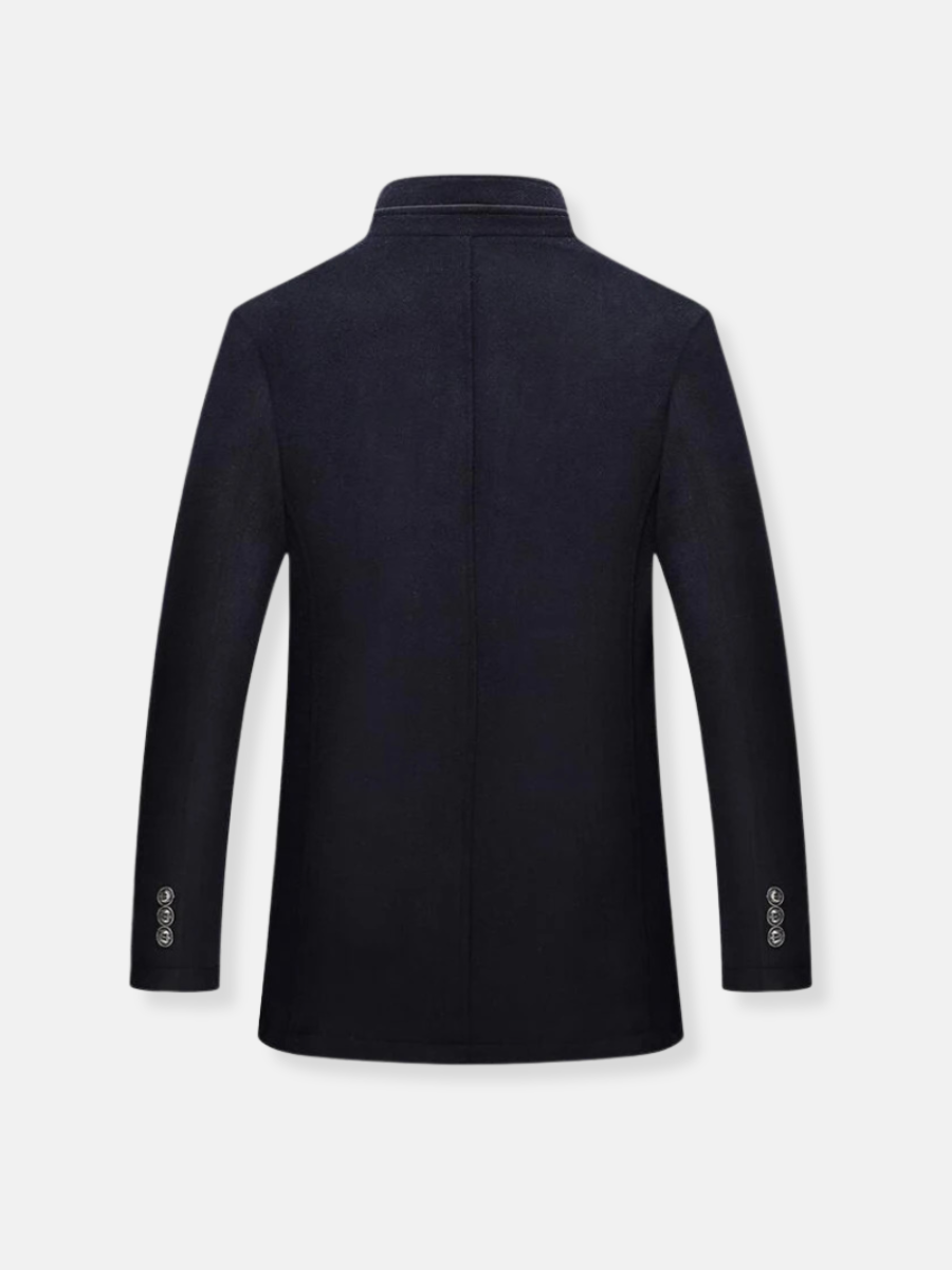 Trenchcoat i uld til mænd