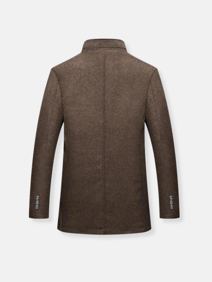 Trenchcoat i uld til mænd