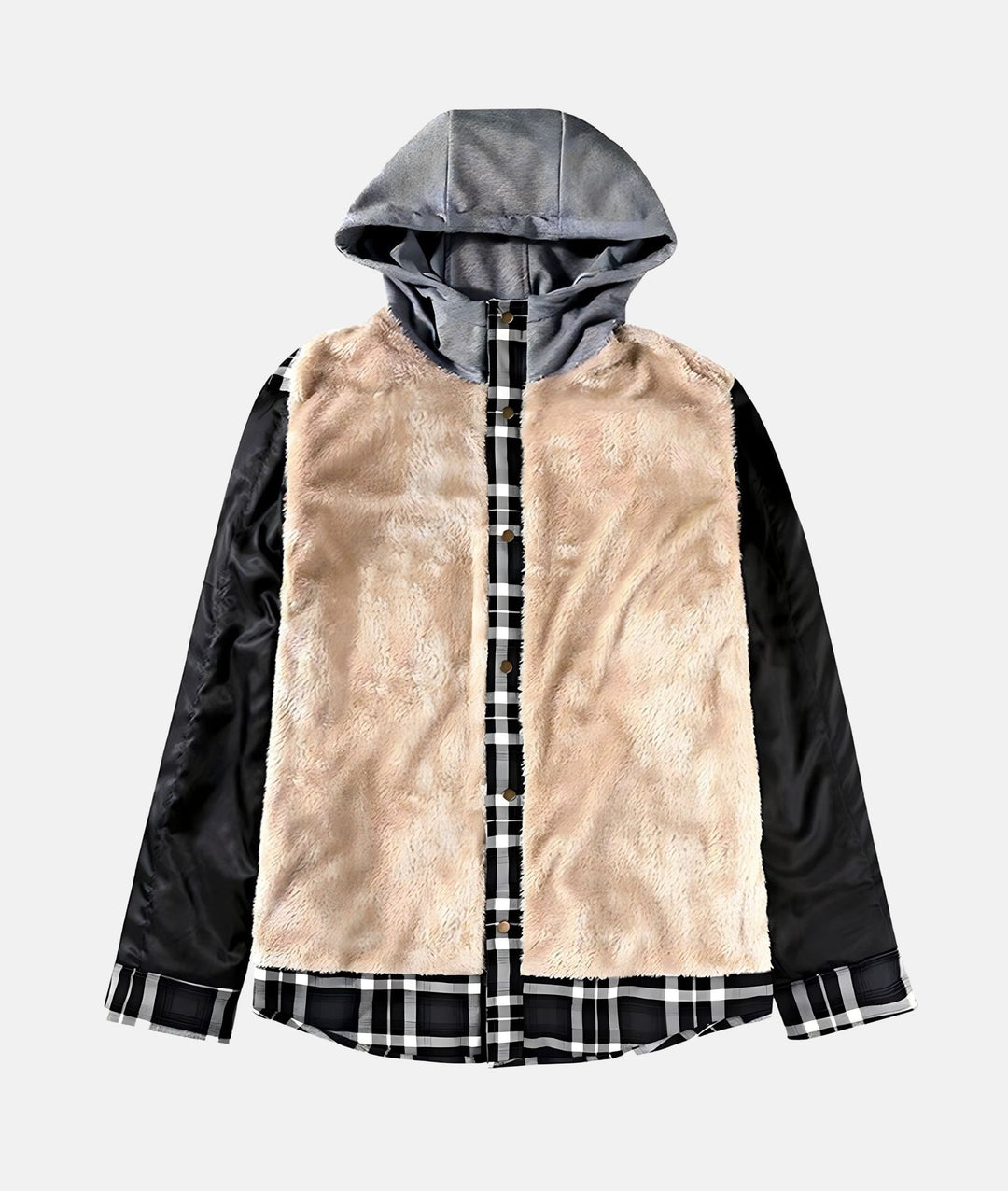 Ternet flanneljakke
