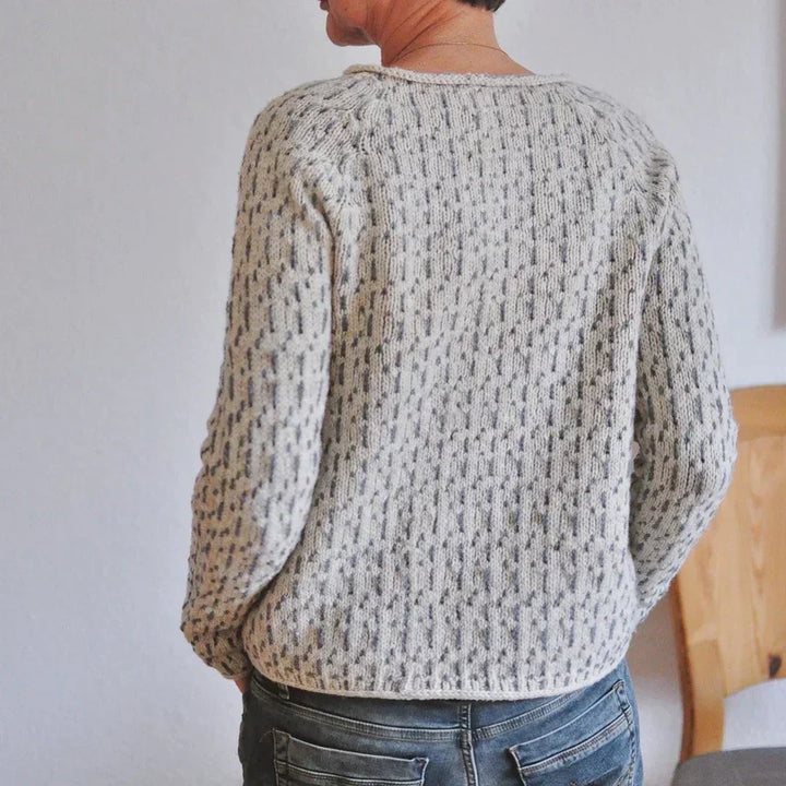Viviana™ | Chic grå trøje med støvlehals