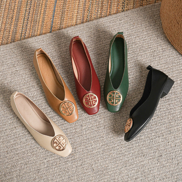 Orchard | Square Toe Flats