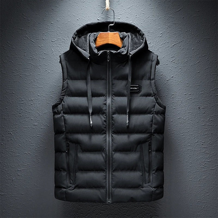 Anton™ | Puffer Vest Med Hætte