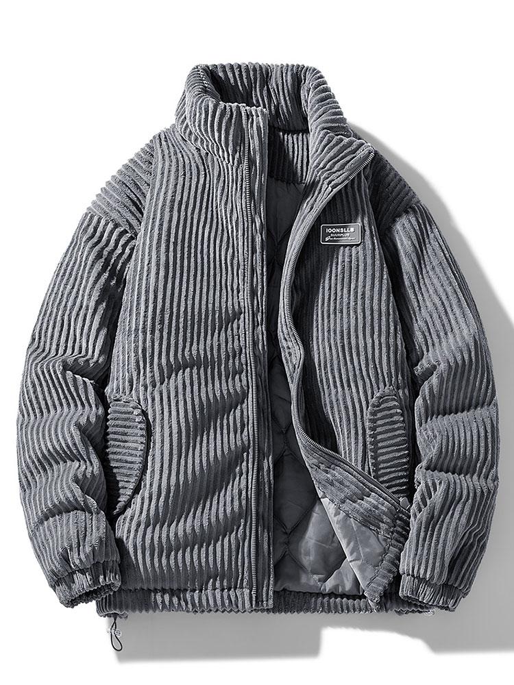 Robin™ - Foret Stribet Corduroy-Frakke
