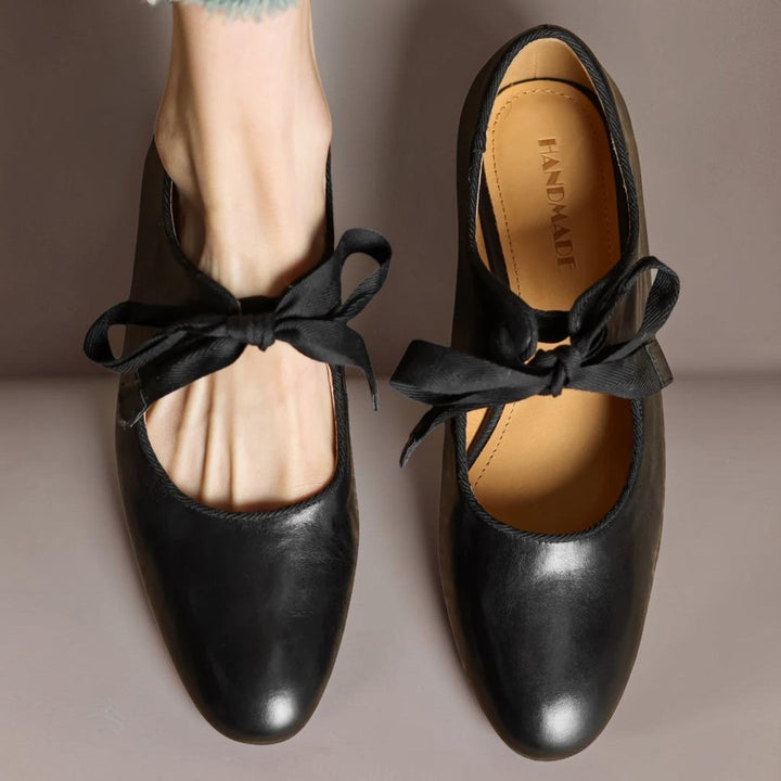 Rosamund | Bow Mary Jane Flats
