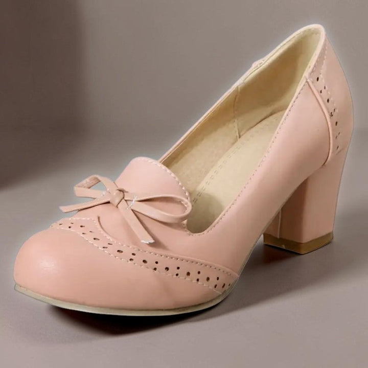 Adelaide | Bow Slip-On Pumps with Closed-Toe Shape