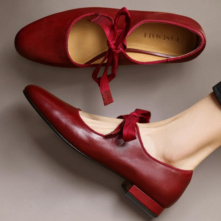 Rosamund | Bow Mary Jane Flats
